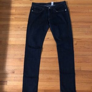 Marc Jacobs Mid Rise Dark Wash Jeans
